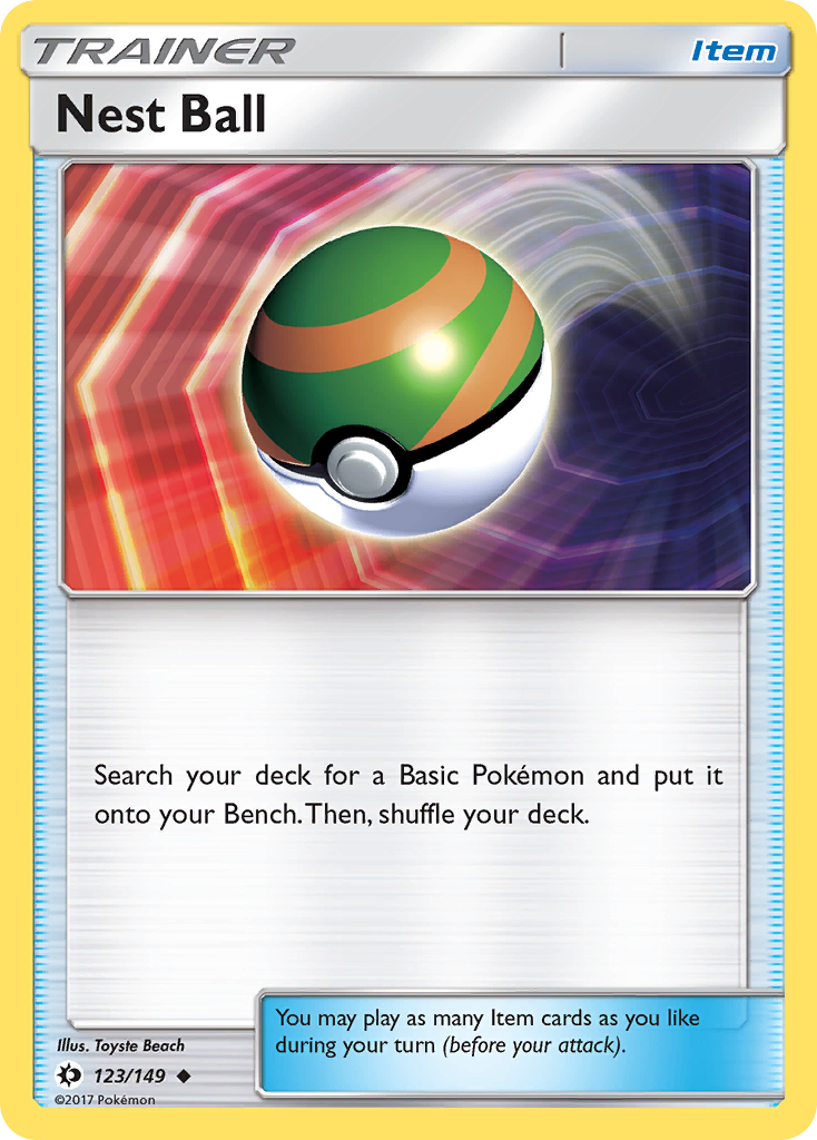 Nest Ball (123/149) [Sun & Moon: Base Set] - Pokémon - Card Brawlers | Quebec | Canada |