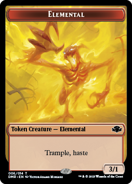 Zombie // Elemental Double-Sided Token [Dominaria Remastered Tokens] - Magic: The Gathering - Card Brawlers | Quebec | Canada |