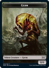 Germ // Wolf Double-Sided Token [Double Masters Tokens] - Magic: The Gathering - Card Brawlers | Quebec | Canada |