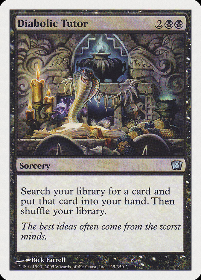 Diabolic Tutor [Ninth Edition] - Magic: The Gathering - Card Brawlers | Quebec | Canada |