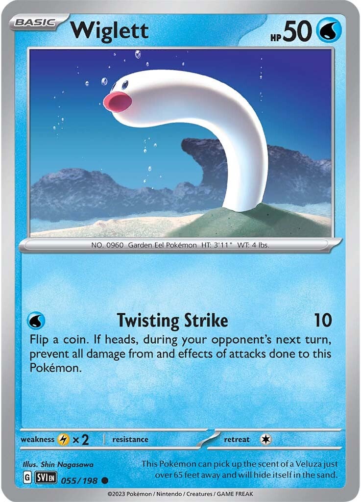 Wiglett (055/198) [Scarlet & Violet: Base Set] - Pokémon - Card Brawlers | Quebec | Canada |