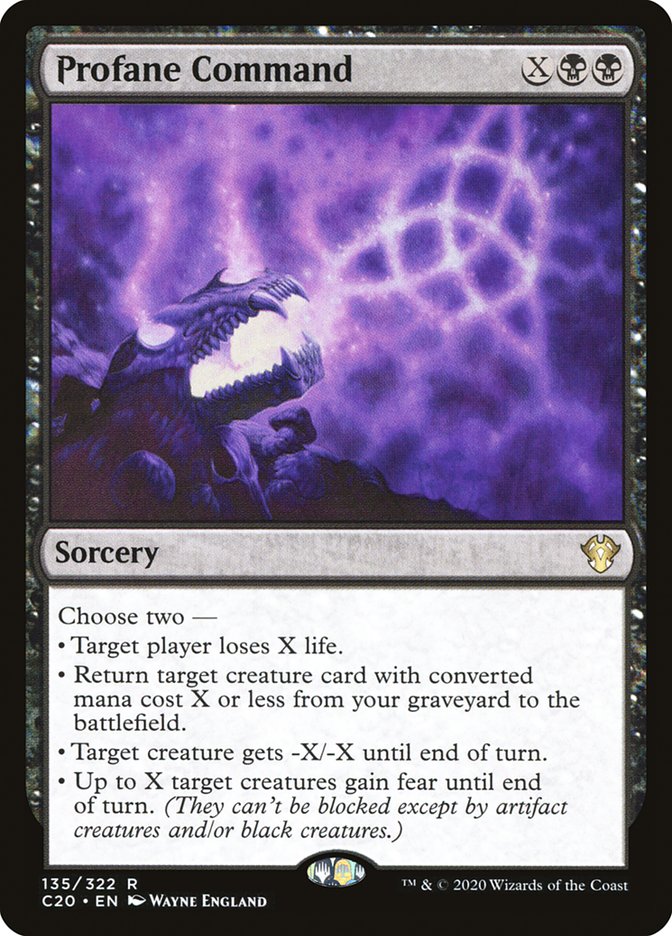 Profane Command [Commander 2020] - Magic: The Gathering - Card Brawlers | Quebec | Canada |