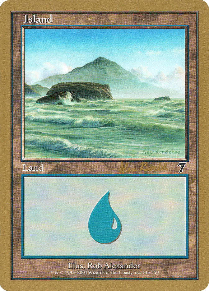 Island (ab333) (Alex Borteh) [World Championship Decks 2001] - Magic: The Gathering - Card Brawlers | Quebec | Canada |