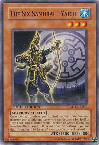 The Six Samurai - Yaichi [GLD2-EN017] Common - Yu-Gi-Oh! - Card Brawlers | Quebec | Canada |