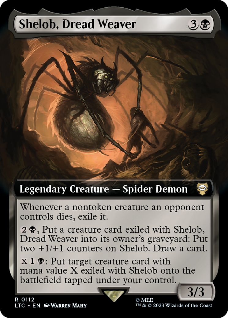 Shelob, Dread Weaver (Extended Art) [The Lord of the Rings: Tales of Middle-Earth Commander] - Magic: The Gathering - Card Brawlers | Quebec | Canada |