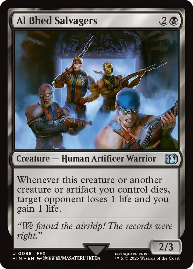 Al Bhed Salvagers [FINAL FANTASY] - Magic: The Gathering - Card Brawlers | Quebec | Canada |