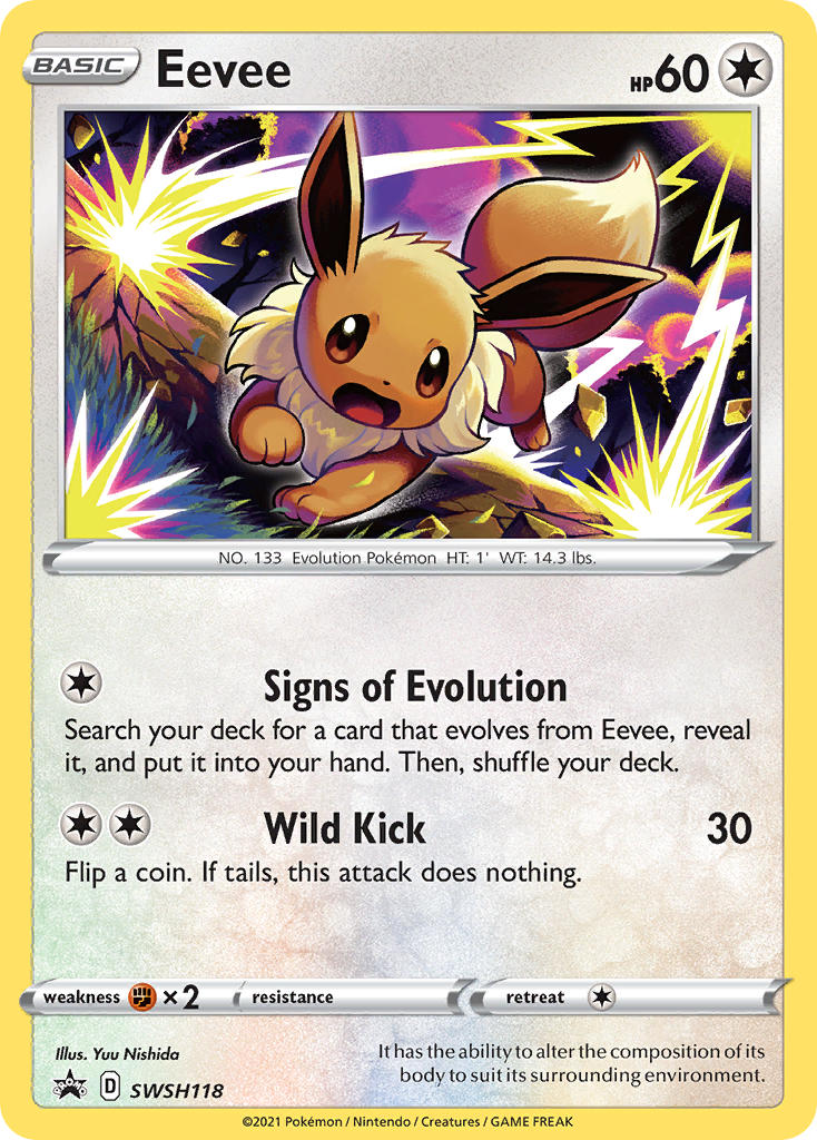 Eevee (SWSH118) [Sword & Shield: Black Star Promos] - Pokémon - Card Brawlers | Quebec | Canada |