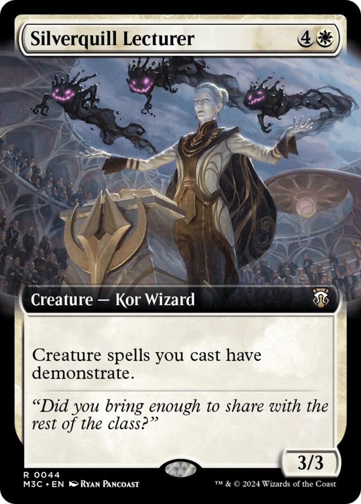 Silverquill Lecturer (Extended Art) (Ripple Foil) [Modern Horizons 3 Commander] - Magic: The Gathering - Card Brawlers | Quebec | Canada |
