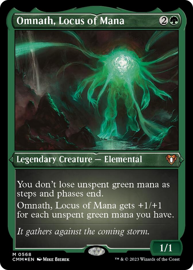 Omnath, Locus of Mana (Foil Etched) [Commander Masters] - Magic: The Gathering - Card Brawlers | Quebec | Canada |