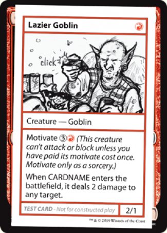 Lazier Goblin (2021 Edition) [Mystery Booster Playtest Cards] - Magic: The Gathering - Card Brawlers | Quebec | Canada |