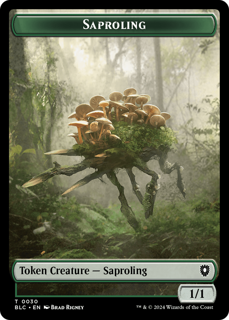 Saproling // Treasure Double-Sided Token [Bloomburrow Commander Tokens] - Magic: The Gathering - Card Brawlers | Quebec | Canada |