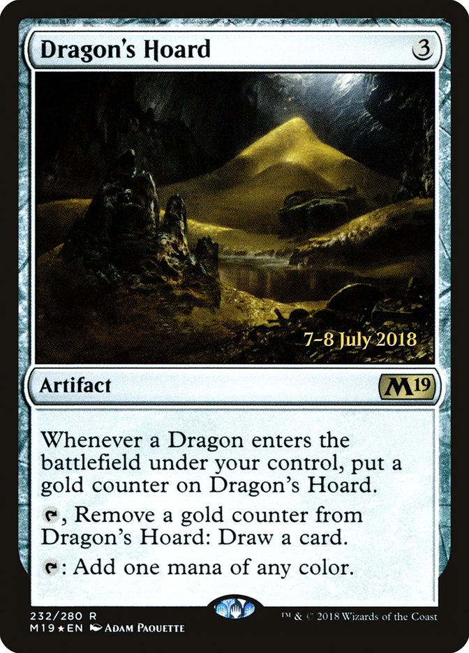 Dragon's Hoard [Core Set 2019 Prerelease Promos] - Magic: The Gathering - Card Brawlers | Quebec | Canada |