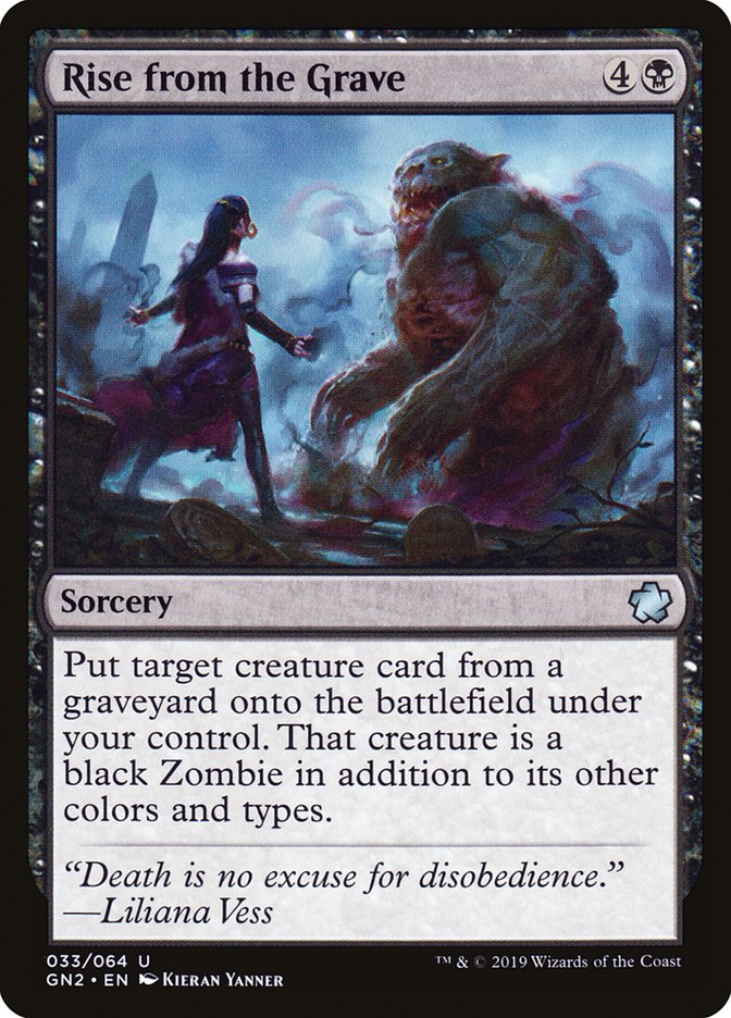 Rise from the Grave [Game Night 2019] - Magic: The Gathering - Card Brawlers | Quebec | Canada |