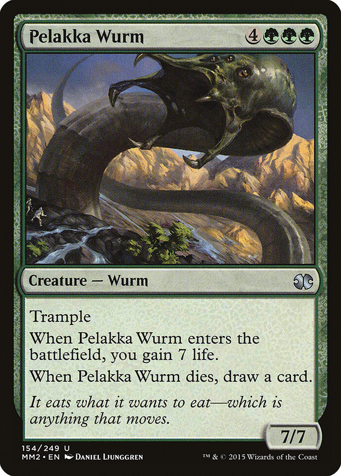Pelakka Wurm [Modern Masters 2015] - Magic: The Gathering - Card Brawlers | Quebec | Canada |