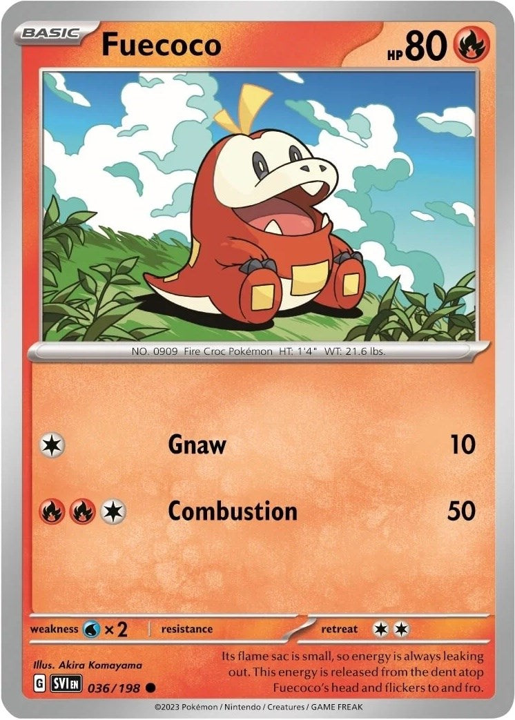 Fuecoco (036/198) (Paldea Collection) [Scarlet & Violet: Base Set] - Pokémon - Card Brawlers | Quebec | Canada |