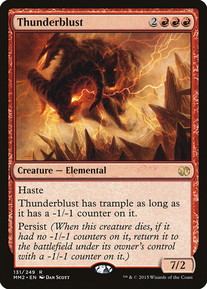 Thunderblust [Modern Masters 2015] - Magic: The Gathering - Card Brawlers | Quebec | Canada |
