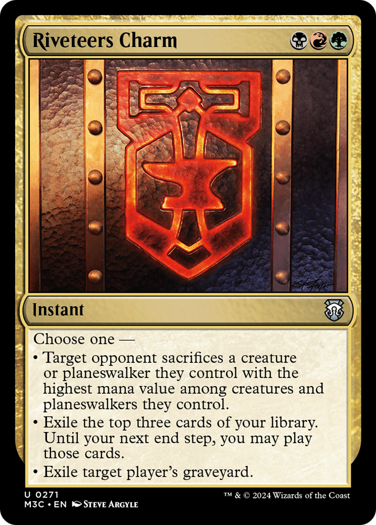 Riveteers Charm (Ripple Foil) [Modern Horizons 3 Commander] - Magic: The Gathering - Card Brawlers | Quebec | Canada |