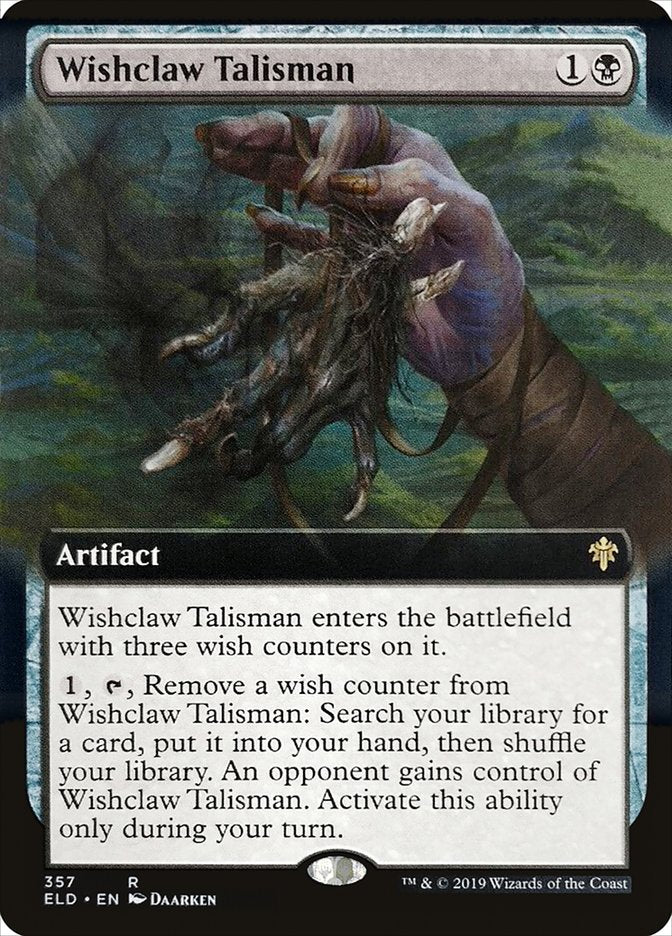 Wishclaw Talisman (Extended Art) [Throne of Eldraine] - Magic: The Gathering - Card Brawlers | Quebec | Canada |
