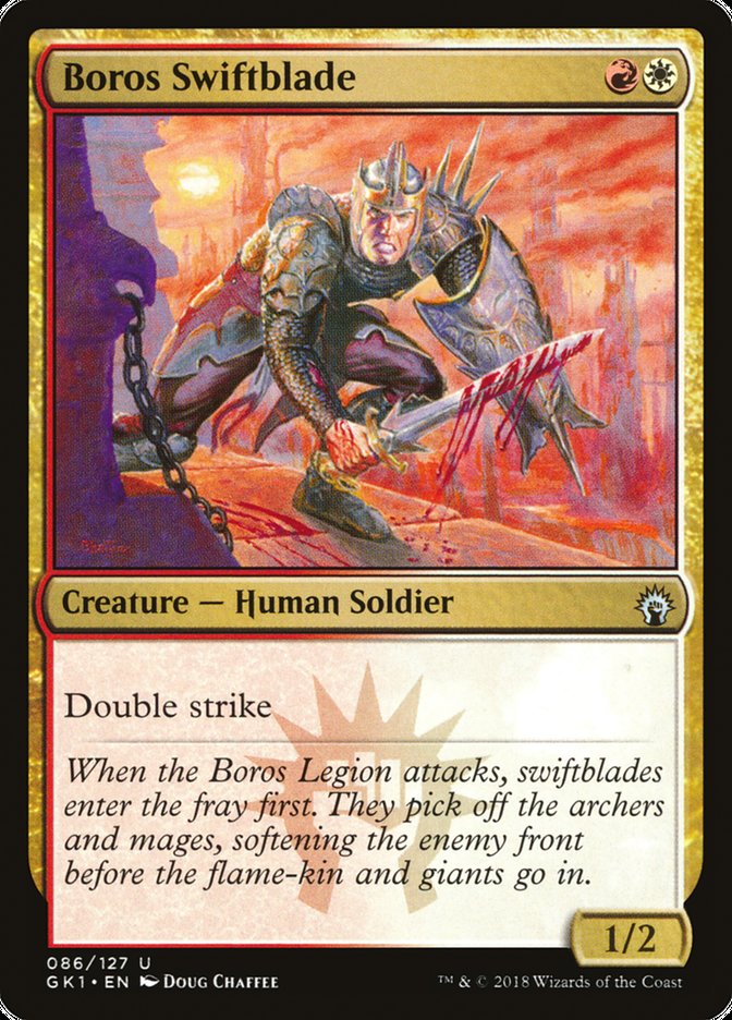Boros Swiftblade [Guilds of Ravnica Guild Kit] - Magic: The Gathering - Card Brawlers | Quebec | Canada |