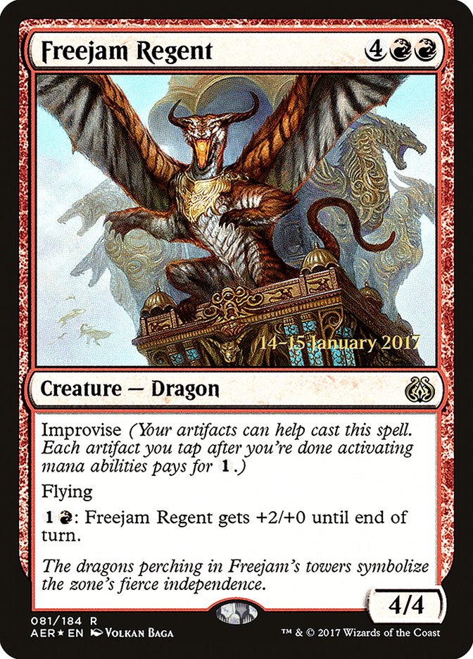 Freejam Regent [Aether Revolt Prerelease Promos] - Magic: The Gathering - Card Brawlers | Quebec | Canada |