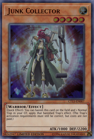 Junk Collector [CT15-EN007] Ultra Rare - Yu-Gi-Oh! - Card Brawlers | Quebec | Canada |