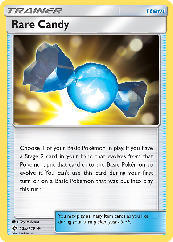 Rare Candy (129/149) [Sun & Moon: Base Set] - Pokémon - Card Brawlers | Quebec | Canada |