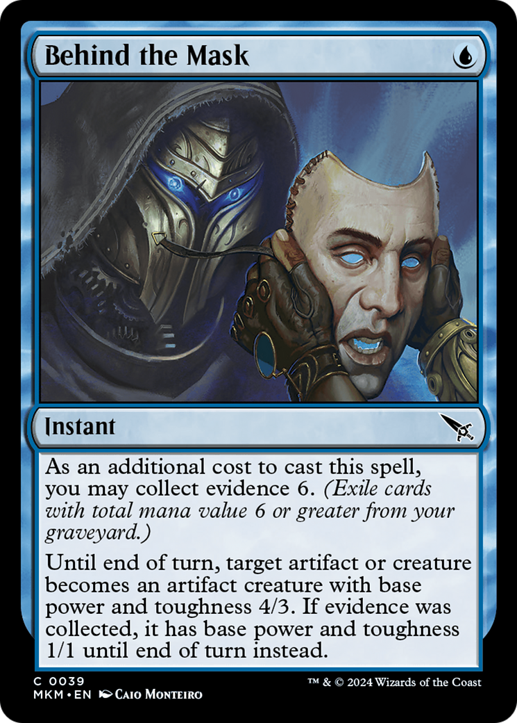 Behind the Mask [Murders at Karlov Manor] - Magic: The Gathering - Card Brawlers | Quebec | Canada |