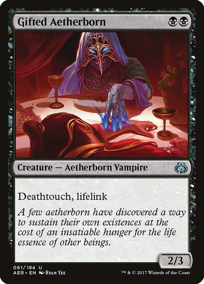 Gifted Aetherborn [Aether Revolt] - Magic: The Gathering - Card Brawlers | Quebec | Canada |