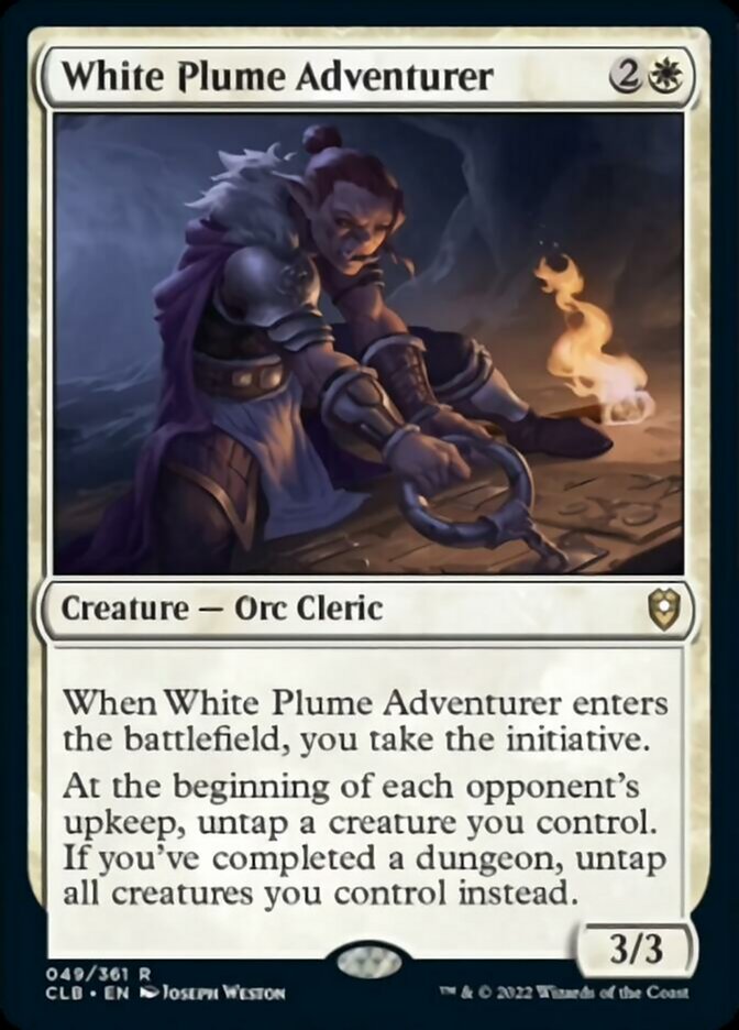 White Plume Adventurer [Commander Legends: Battle for Baldur's Gate] - Magic: The Gathering - Card Brawlers | Quebec | Canada |