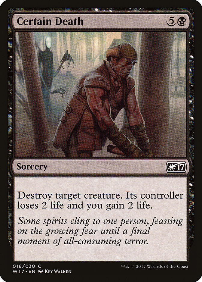 Certain Death [Welcome Deck 2017] - Magic: The Gathering - Card Brawlers | Quebec | Canada |