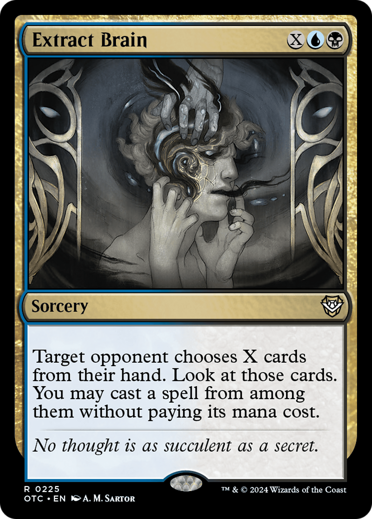 Extract Brain [Outlaws of Thunder Junction Commander] - Magic: The Gathering - Card Brawlers | Quebec | Canada |