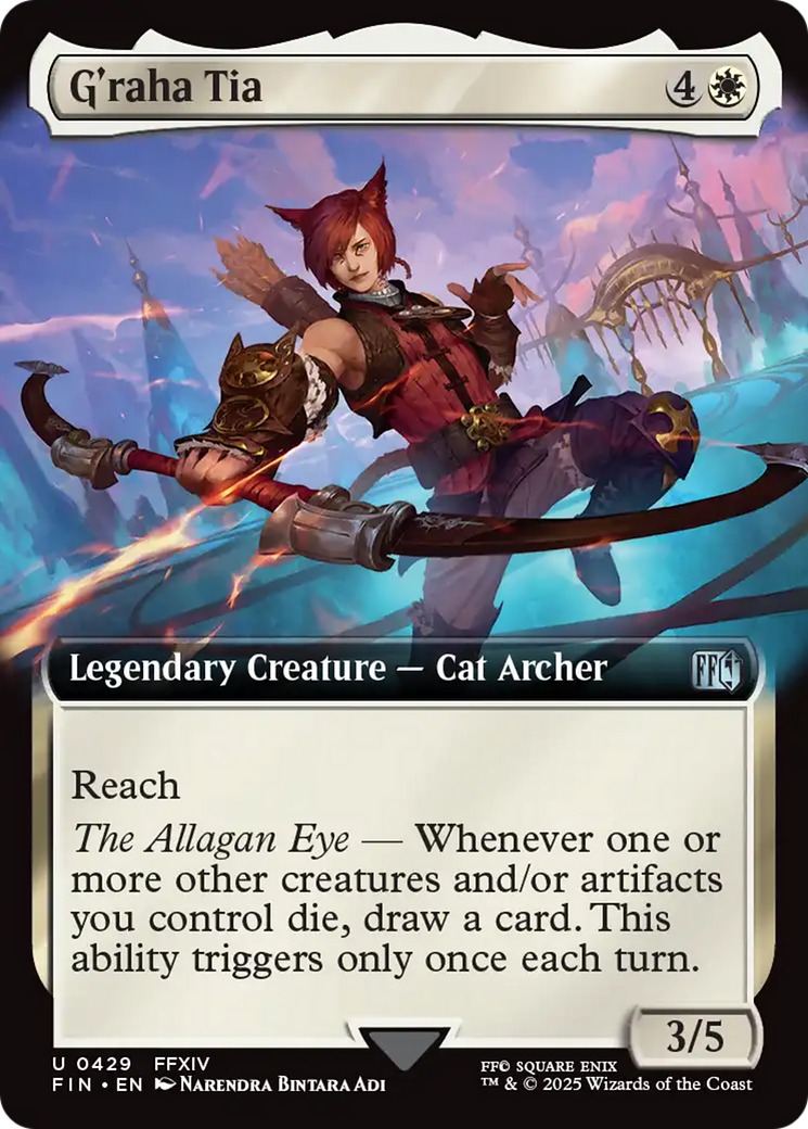 G'raha Tia (Extended Art) [FINAL FANTASY] - Magic: The Gathering - Card Brawlers | Quebec | Canada |