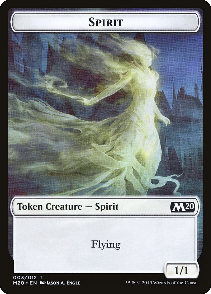 Spirit Token [Core Set 2020 Tokens] - Magic: The Gathering - Card Brawlers | Quebec | Canada |