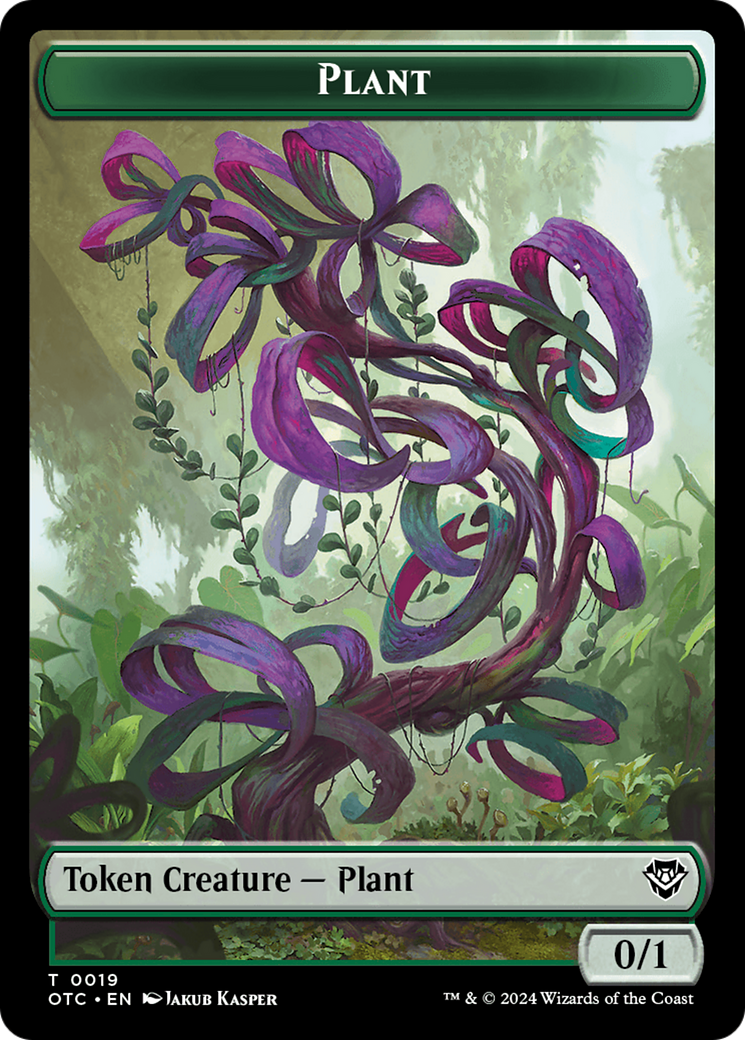 Plant // Sand Warrior Double-Sided Token [Outlaws of Thunder Junction Commander Tokens] - Magic: The Gathering - Card Brawlers | Quebec | Canada |