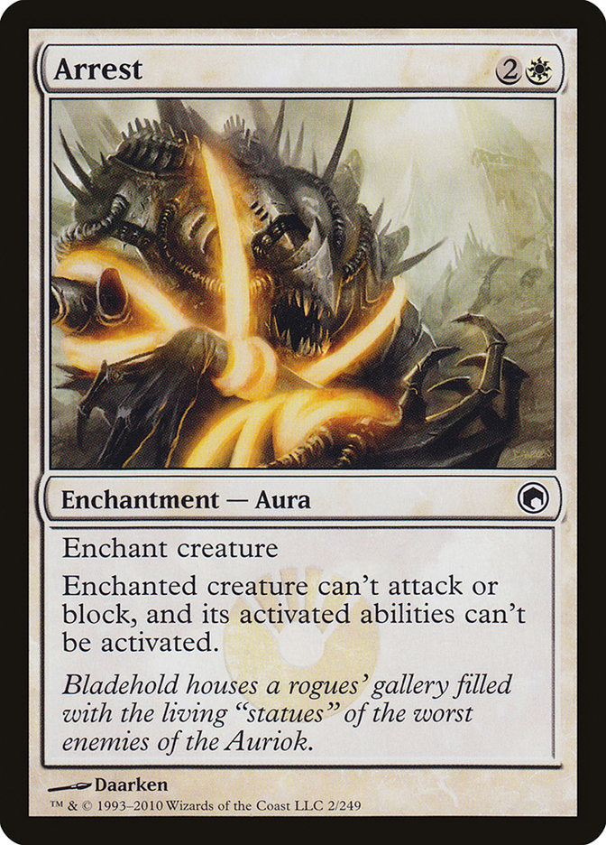Arrest [Scars of Mirrodin] - Magic: The Gathering - Card Brawlers | Quebec | Canada |