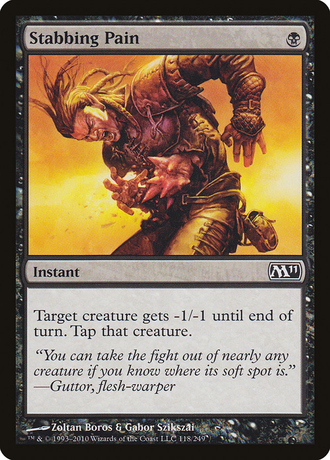Stabbing Pain [Magic 2011] - Magic: The Gathering - Card Brawlers | Quebec | Canada |