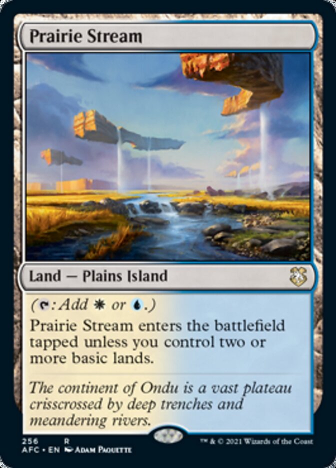 Prairie Stream [Dungeons & Dragons: Adventures in the Forgotten Realms Commander] - Magic: The Gathering - Card Brawlers | Quebec | Canada |