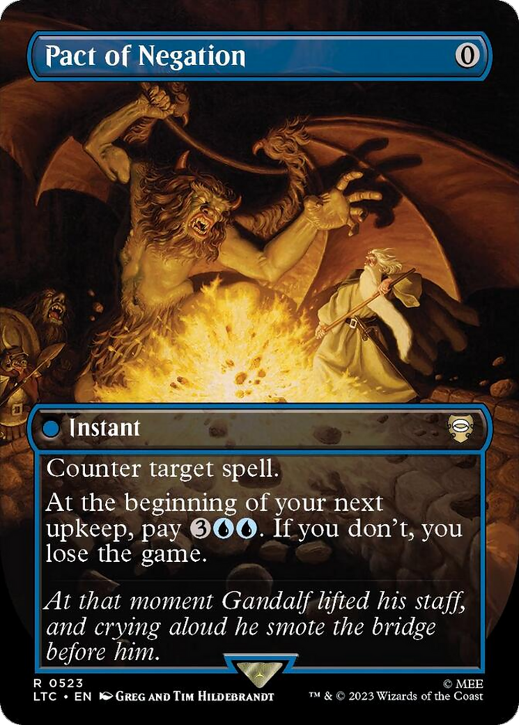 Pact of Negation (Borderless) [The Lord of the Rings: Tales of Middle-Earth Commander] - Magic: The Gathering - Card Brawlers | Quebec | Canada |