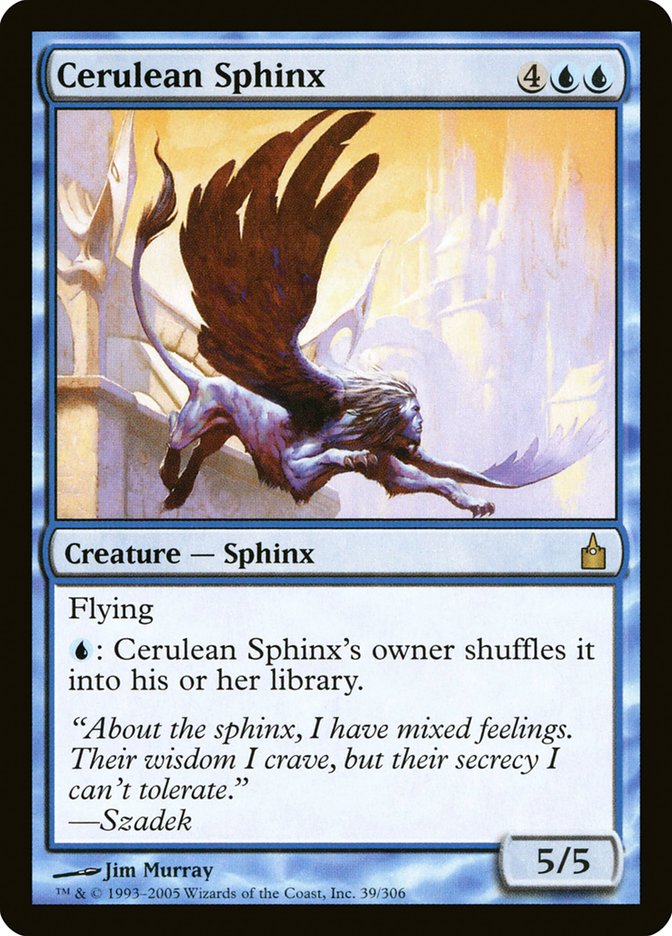 Cerulean Sphinx [Ravnica: City of Guilds] - Magic: The Gathering - Card Brawlers | Quebec | Canada |
