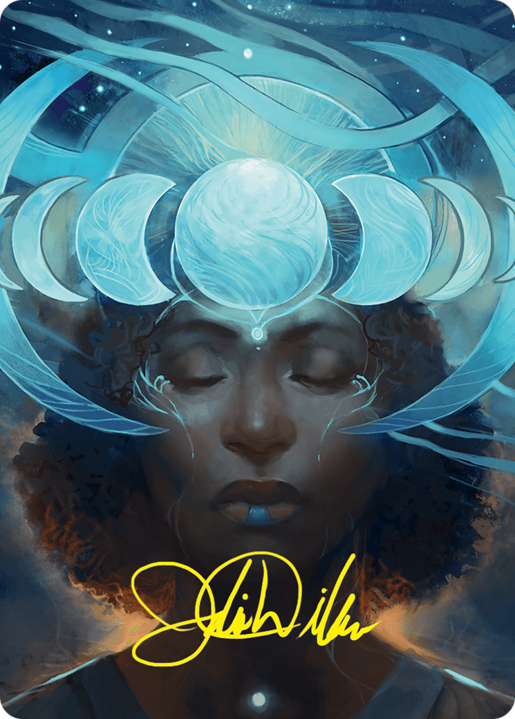 Lunar Insight Art Card (31/54) (Gold-Stamped Signature) [Foundations Art Series] - Magic: The Gathering - Card Brawlers | Quebec | Canada |