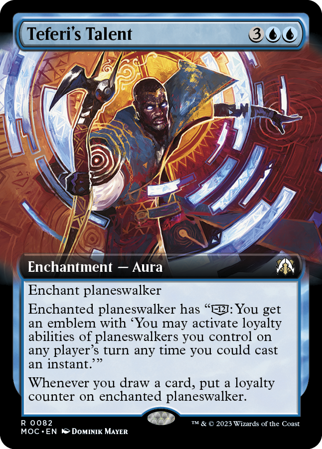 Teferi's Talent (Extended Art) [March of the Machine Commander] - Magic: The Gathering - Card Brawlers | Quebec | Canada |
