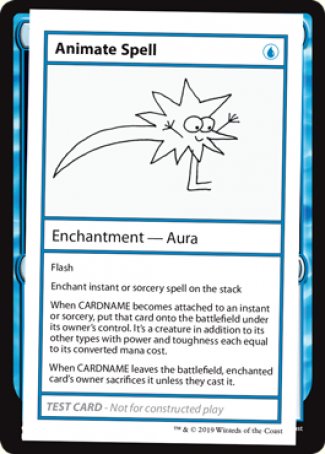 Animate Spell (2021 Edition) [Mystery Booster Playtest Cards] - Magic: The Gathering - Card Brawlers | Quebec | Canada |