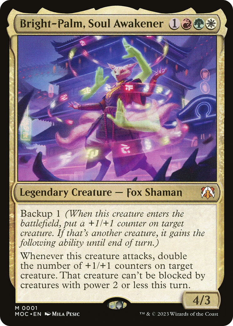 Bright-Palm, Soul Awakener [March of the Machine Commander] - Magic: The Gathering - Card Brawlers | Quebec | Canada |