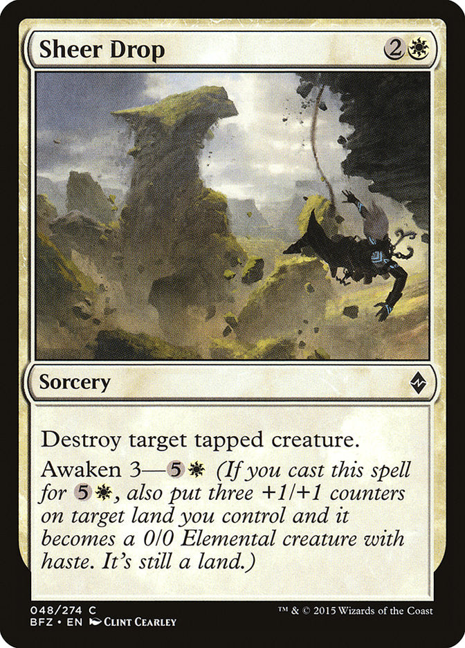 Sheer Drop [Battle for Zendikar] - Magic: The Gathering - Card Brawlers | Quebec | Canada |