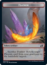 Feather // Human Soldier (004) Double-Sided Token [Ikoria: Lair of Behemoths Tokens] - Magic: The Gathering - Card Brawlers | Quebec | Canada |
