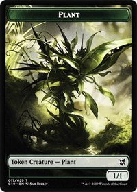 Plant // Snake Double-Sided Token [Commander 2019 Tokens] - Magic: The Gathering - Card Brawlers | Quebec | Canada |