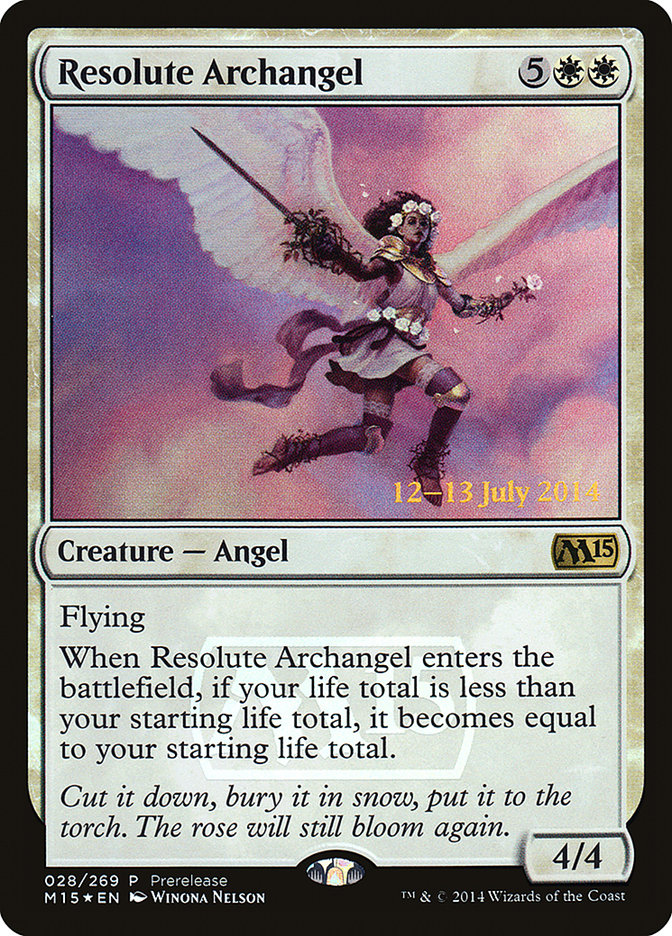 Resolute Archangel [Magic 2015 Prerelease Promos] - Magic: The Gathering - Card Brawlers | Quebec | Canada |