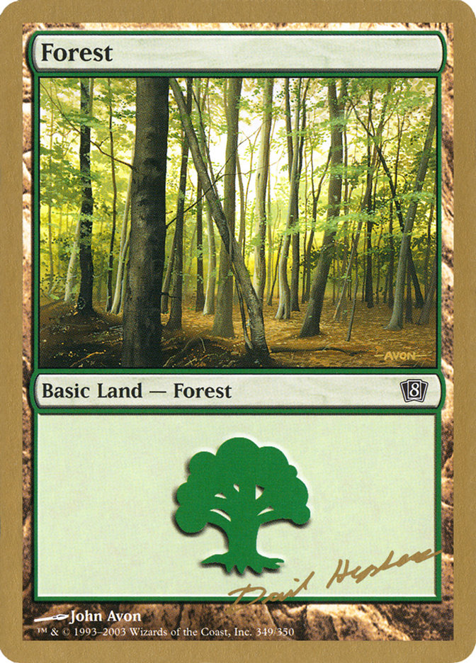 Forest (dh349) (Dave Humpherys) [World Championship Decks 2003] - Magic: The Gathering - Card Brawlers | Quebec | Canada |
