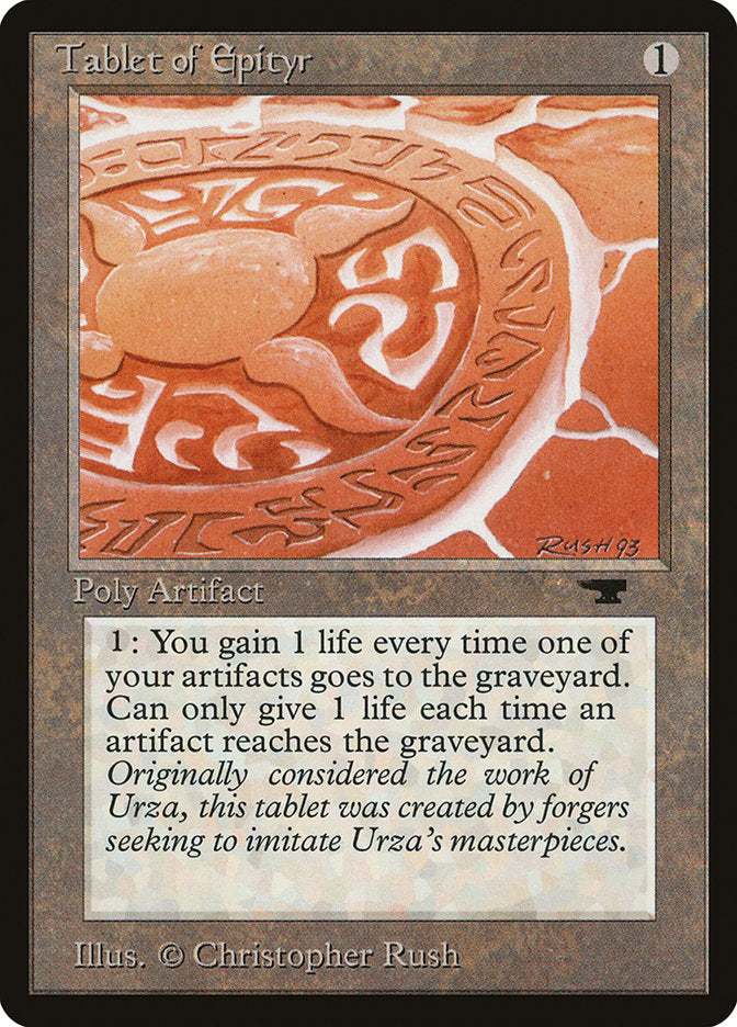 Tablet of Epityr [Antiquities] - Magic: The Gathering - Card Brawlers | Quebec | Canada |