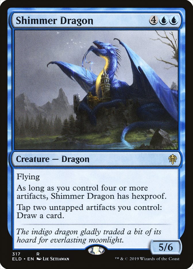 Shimmer Dragon [Throne of Eldraine] - Magic: The Gathering - Card Brawlers | Quebec | Canada |